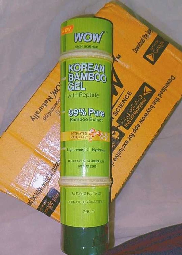 WOW Korean Bamboo Gel