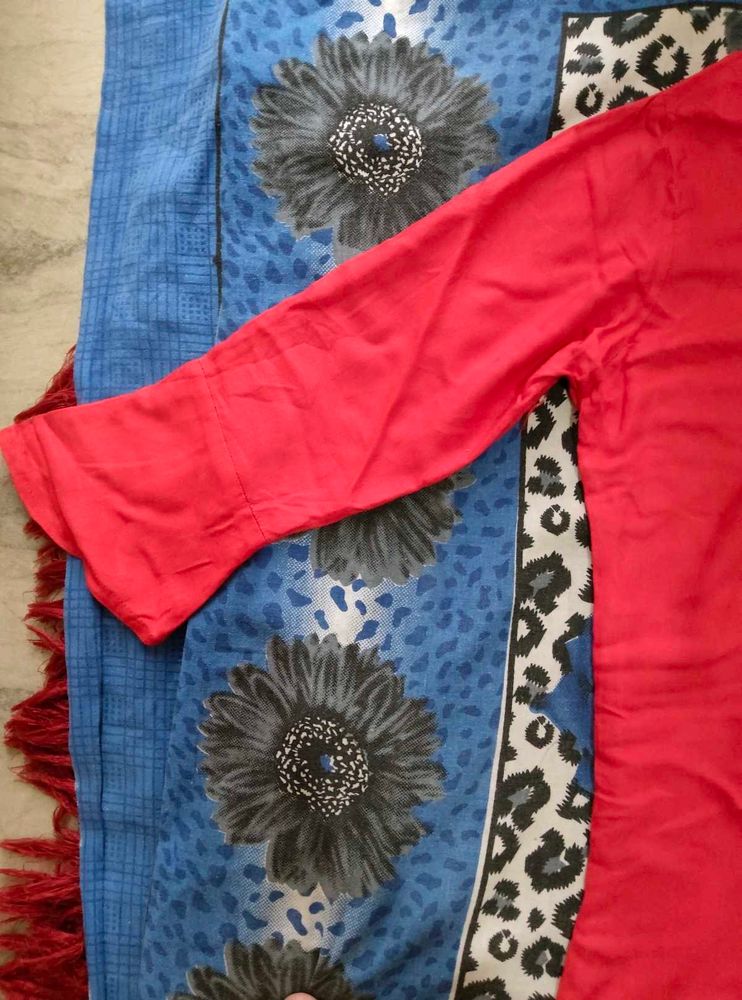 Red Casual Kurti