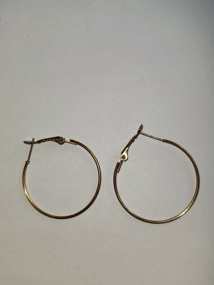Gold Hoop Earrings