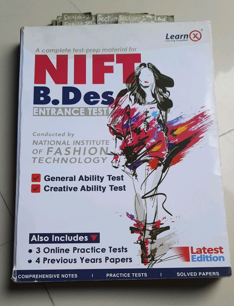 Test-prep material for NIFT B.Des ENTRANCE Test.