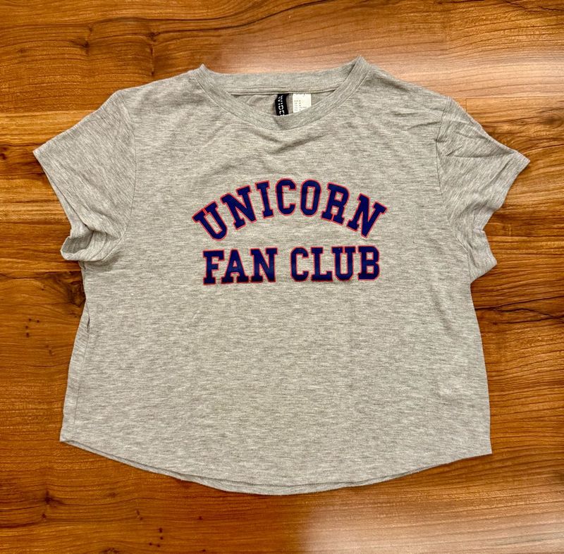 H&amp;M Unicorn Fan Club Tshirt ☁️