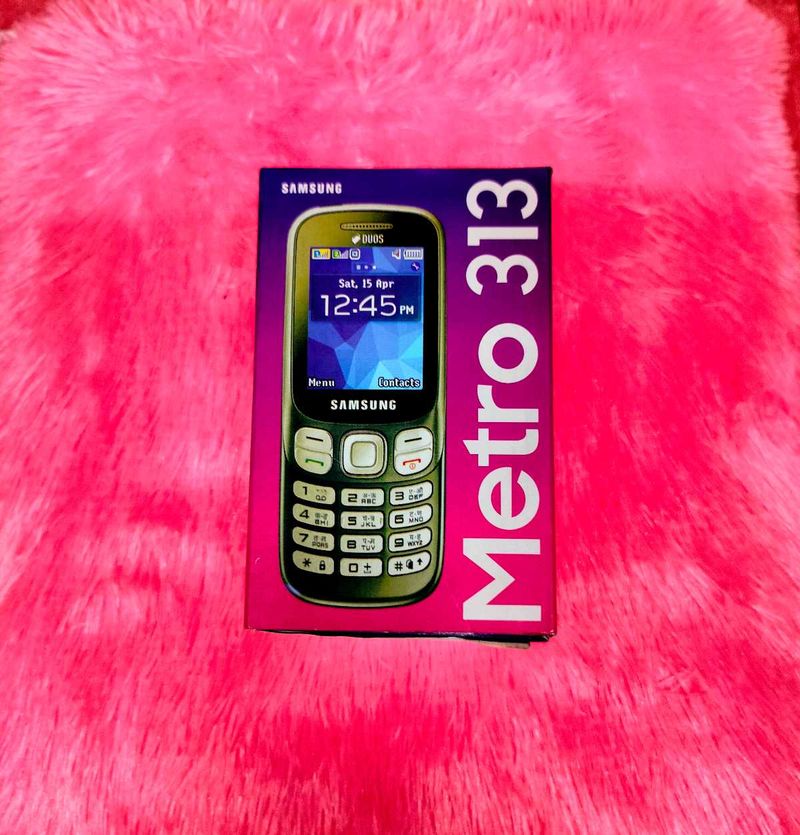 New SAMSUNG Metro 313 Dual Sim Keypad Mobile Phone
