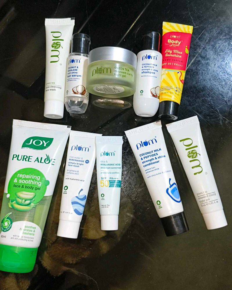 New plum 9 product+ joy alovera gel