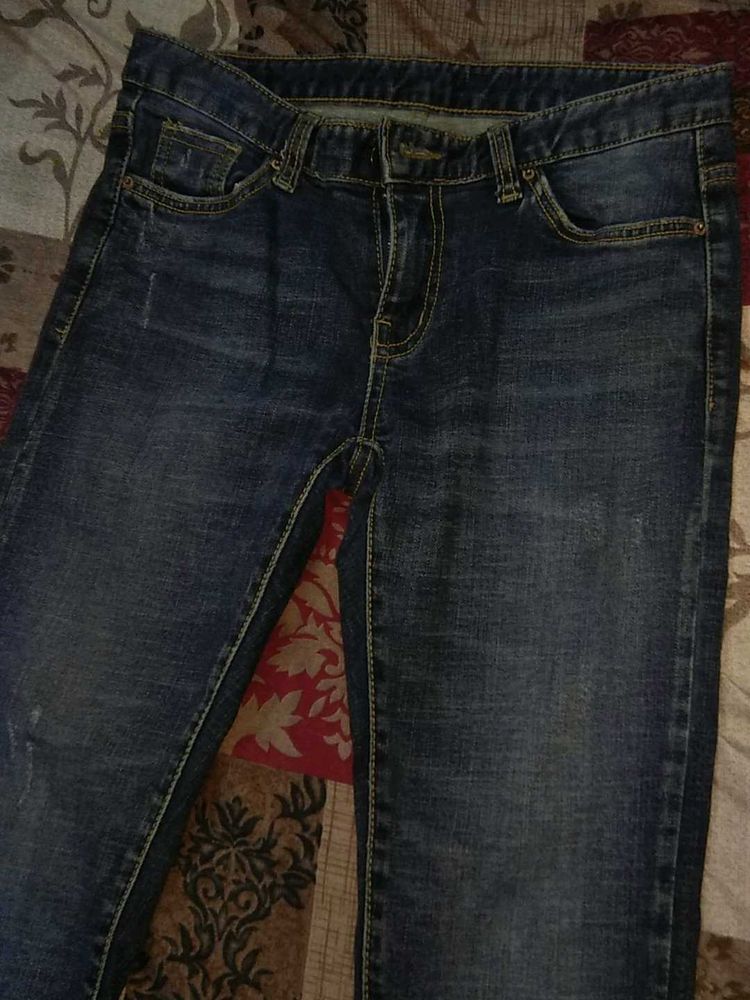 Premium Denim Pant Stretchable (Feather Ankle)