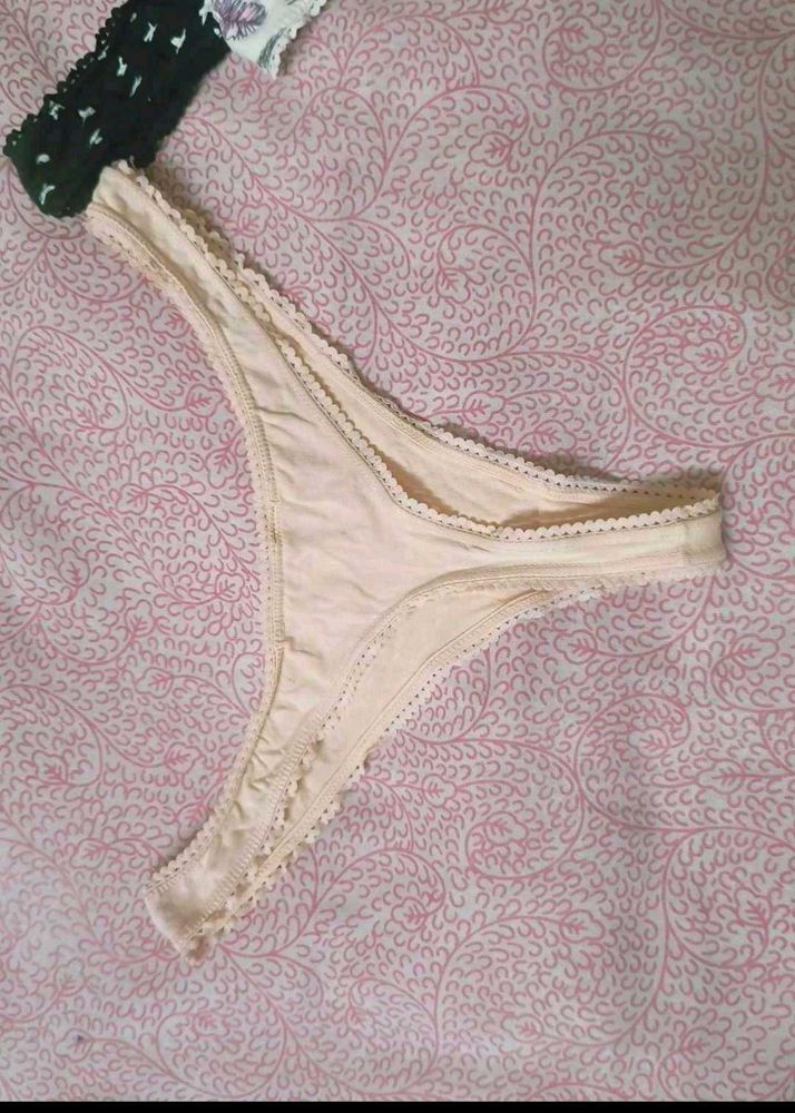 Beige Thong