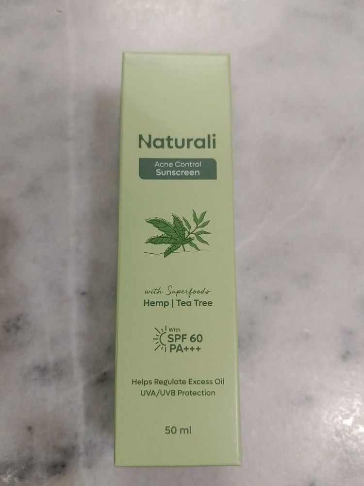 Naturali Acne Control Sunscreen