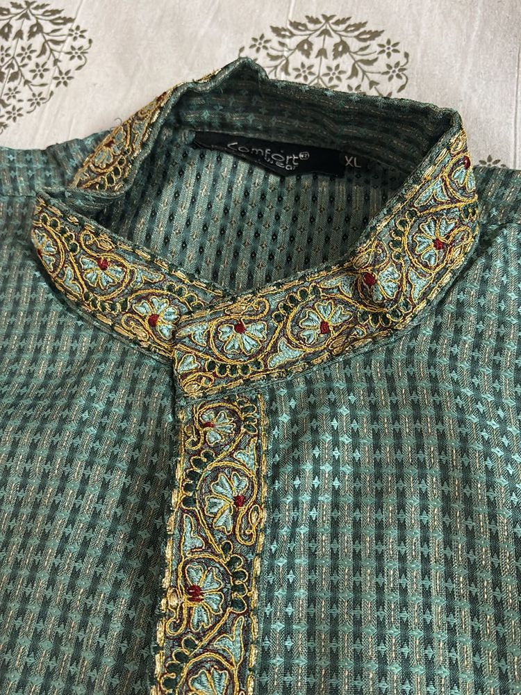 Olive Kurta Set