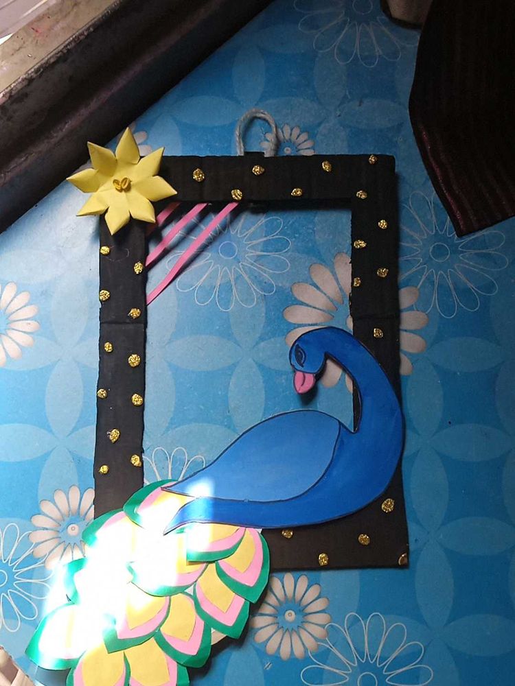 Peacock Picture Frame