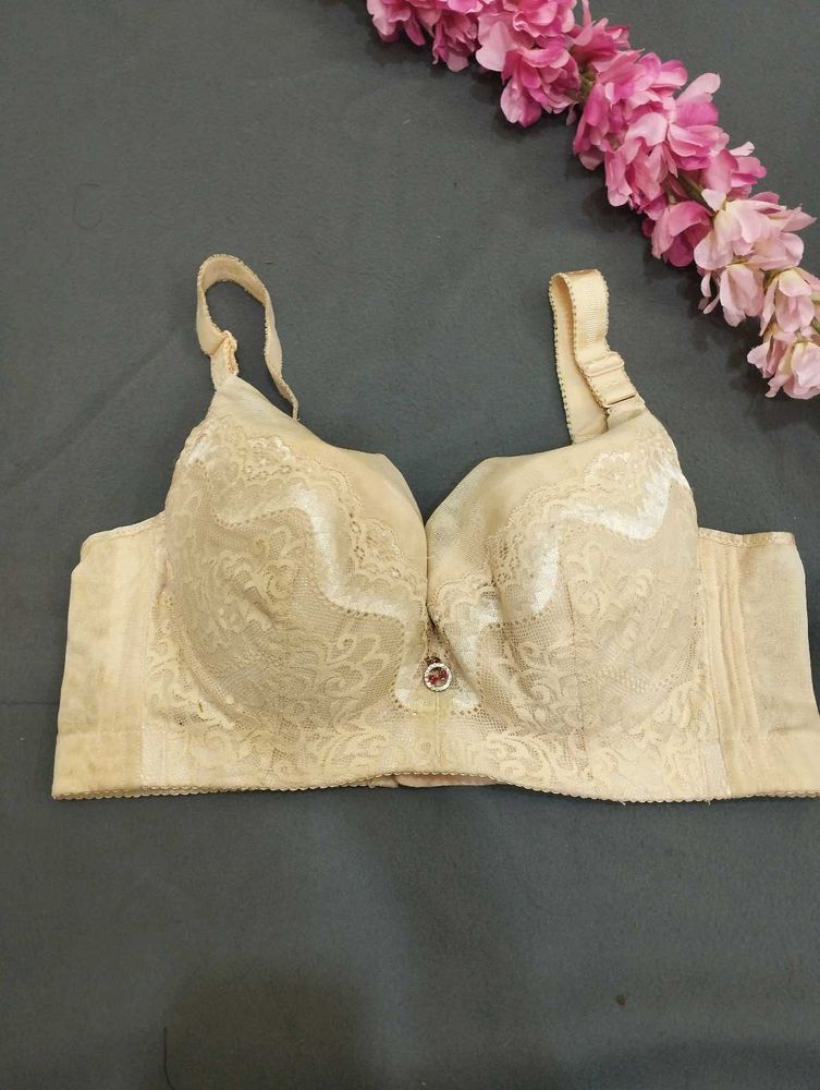 Elegant Beige Comfort Bra✨