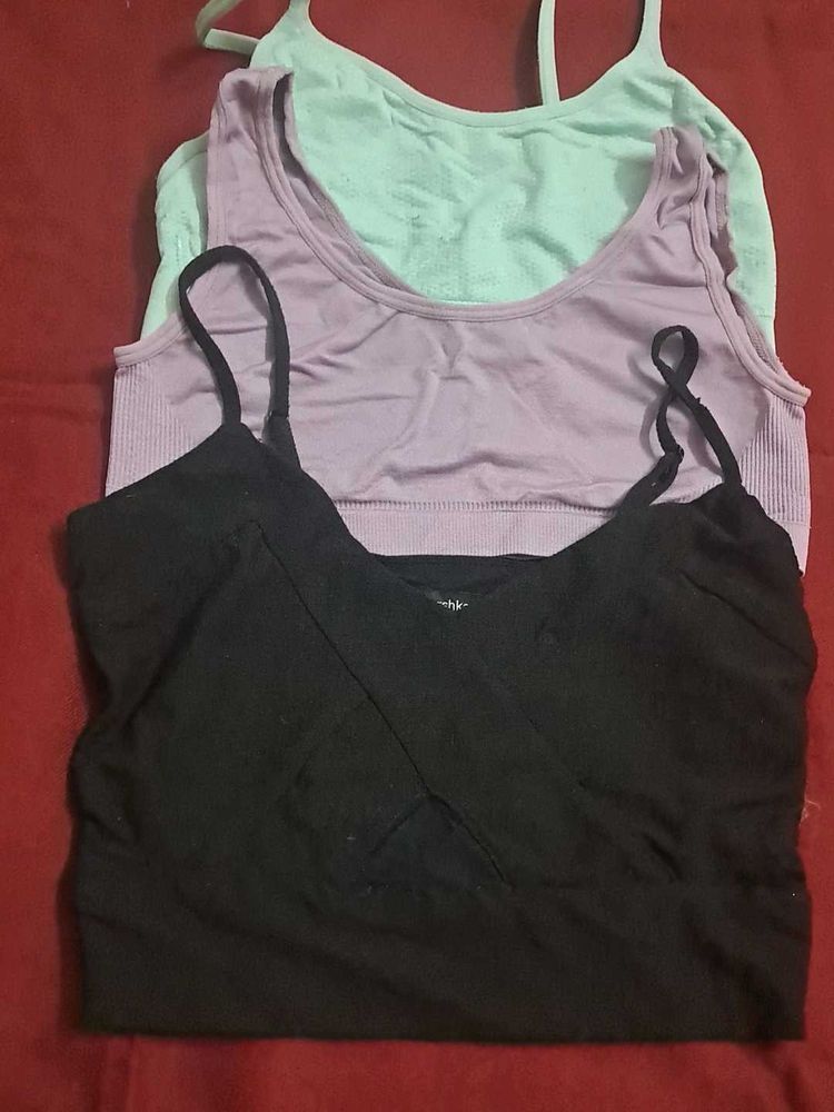 combo Of  Sports Bra  n top imported fabric