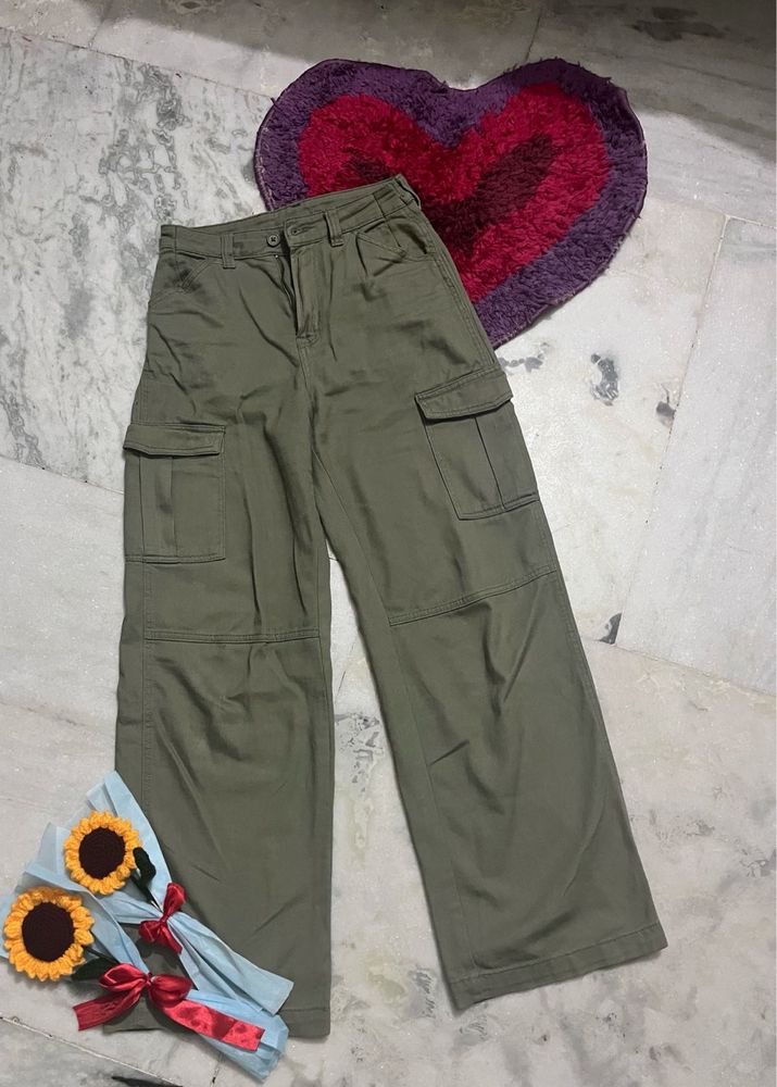 Olive Green Cargo Pants