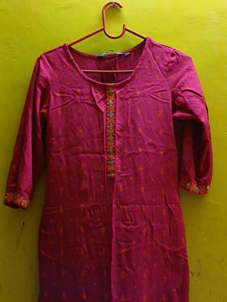 Elegant Pink Kurti
