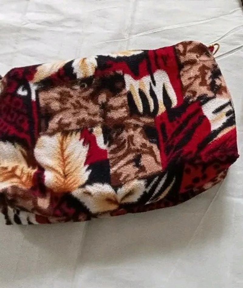 Velvet Big Red Pouch For Sale