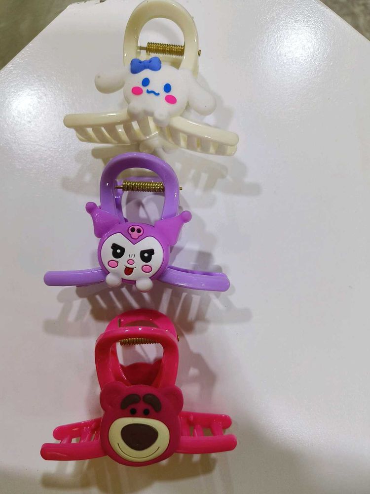 Character Hair Claw Clips - Set of 2