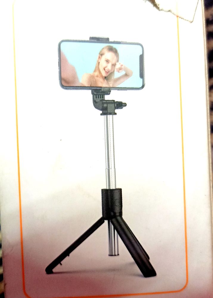 Selfie Stick With Tripod And Bluetooth Remote