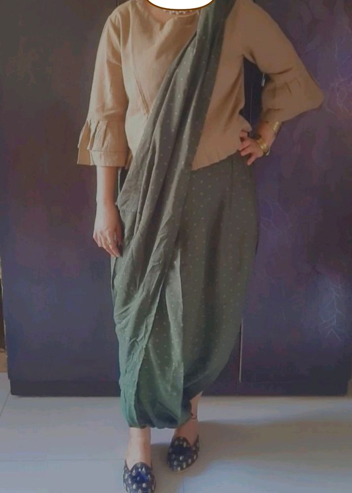 Kurta And Dhoti Pant Set