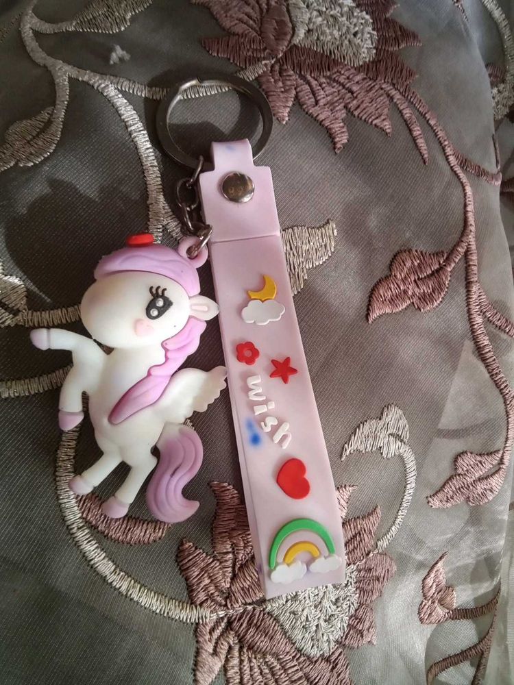 Cute Unicorn Keychain