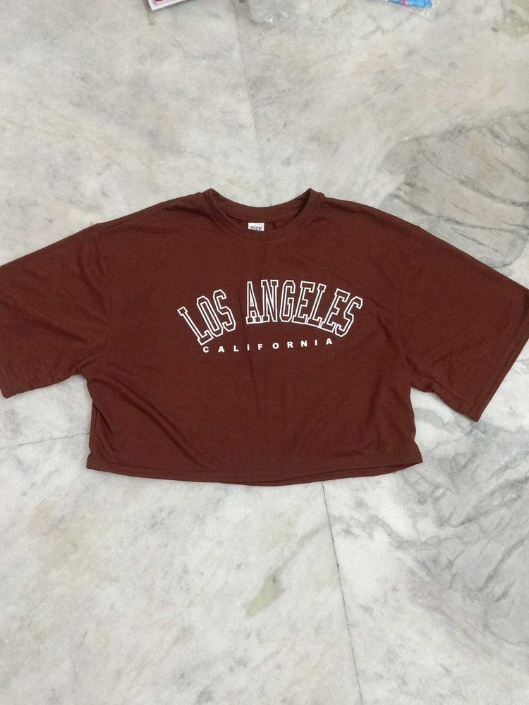 Brown Los Angeles Tee
