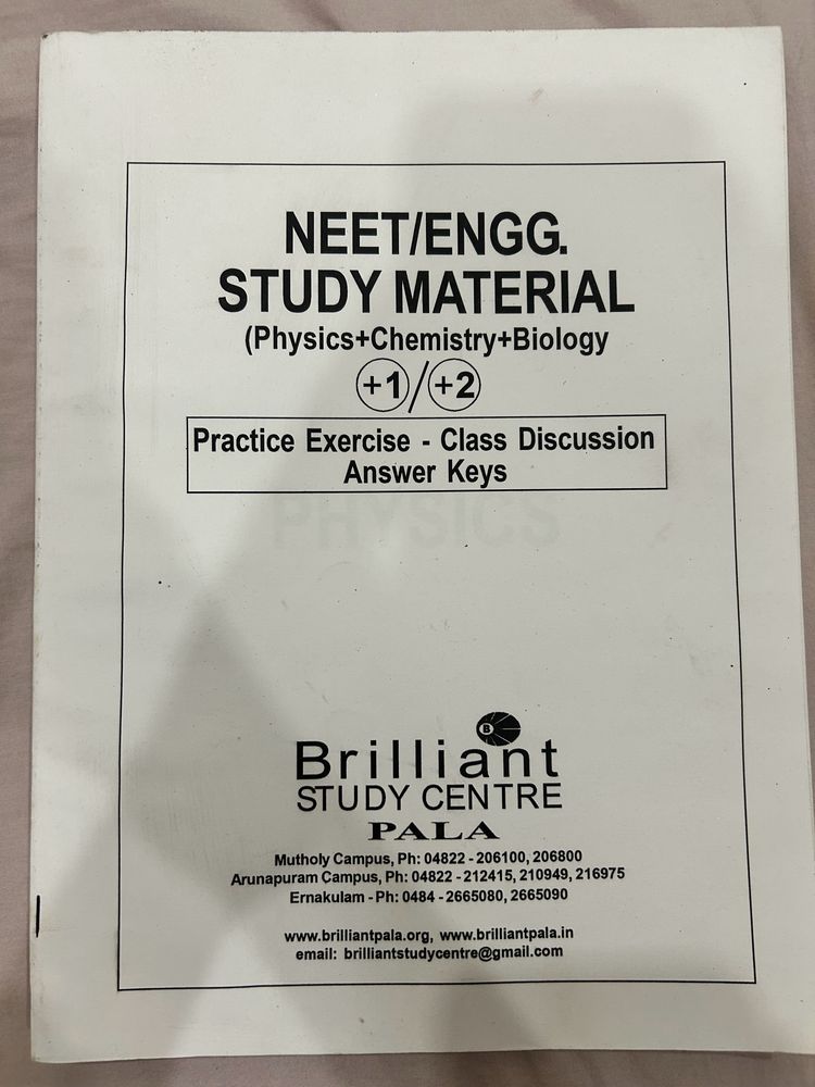 NEET/ENGG OMR And PHY CHEM BIO PRACTICE QSTNS