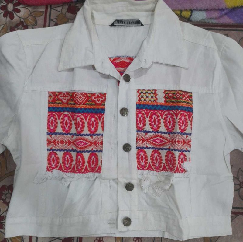 Crop Denim Jacket