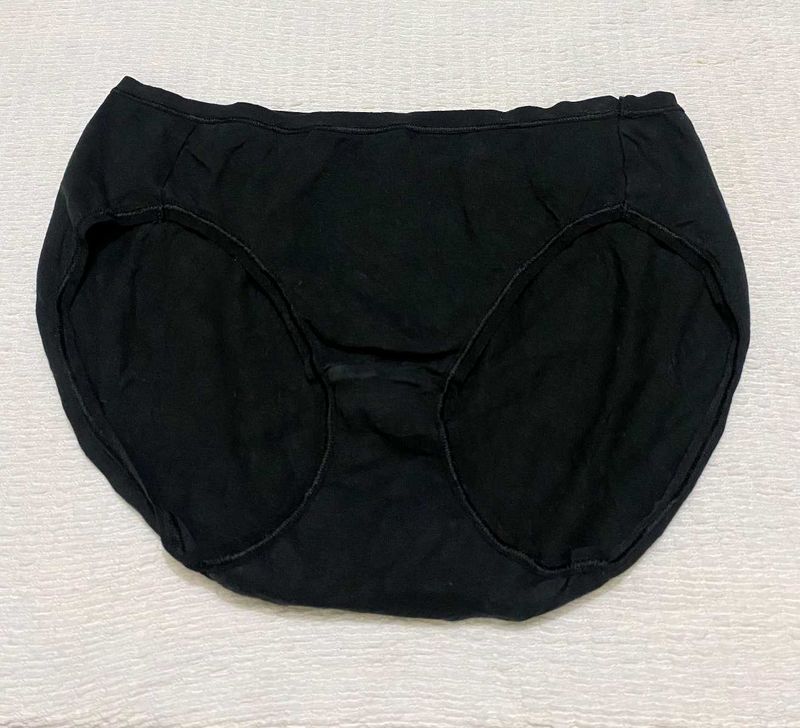 Basic Black Cotton Brief