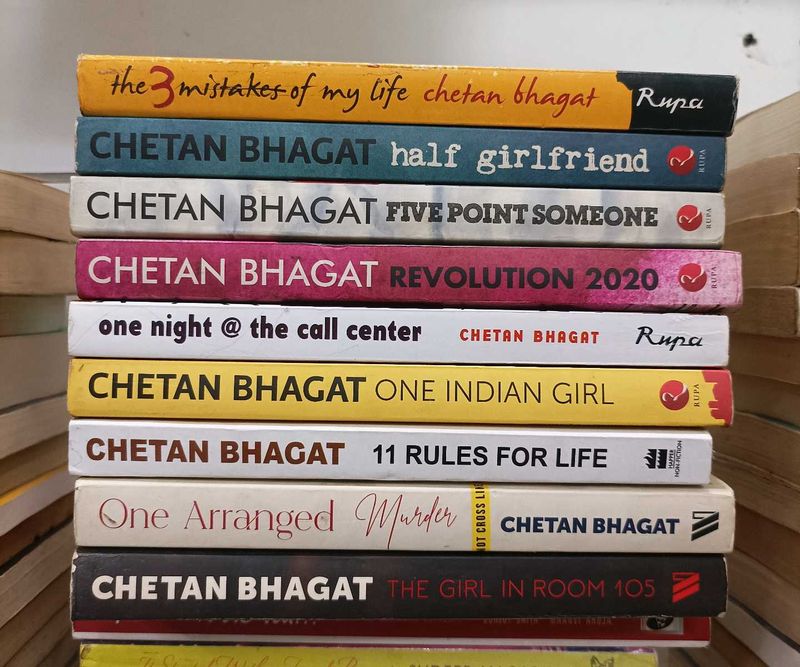 Chetan Bhagat Books Set Of 9