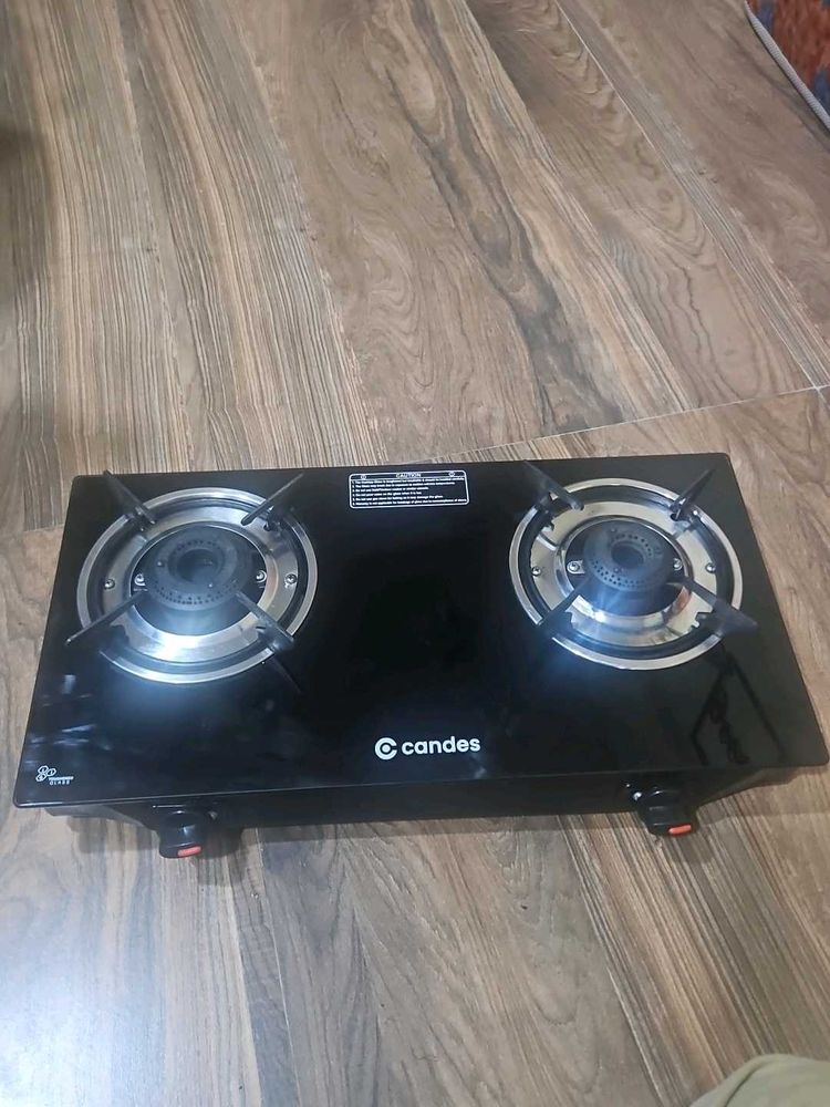 Candes Glass Gas Stove 2 Burners