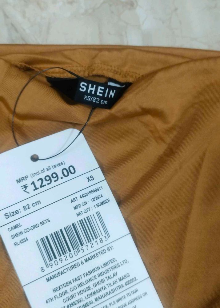 SHEIN Co-ord Set - Camel