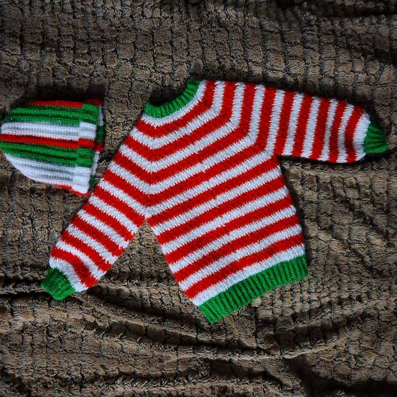 Handmade Christmas Pullover With Cap
