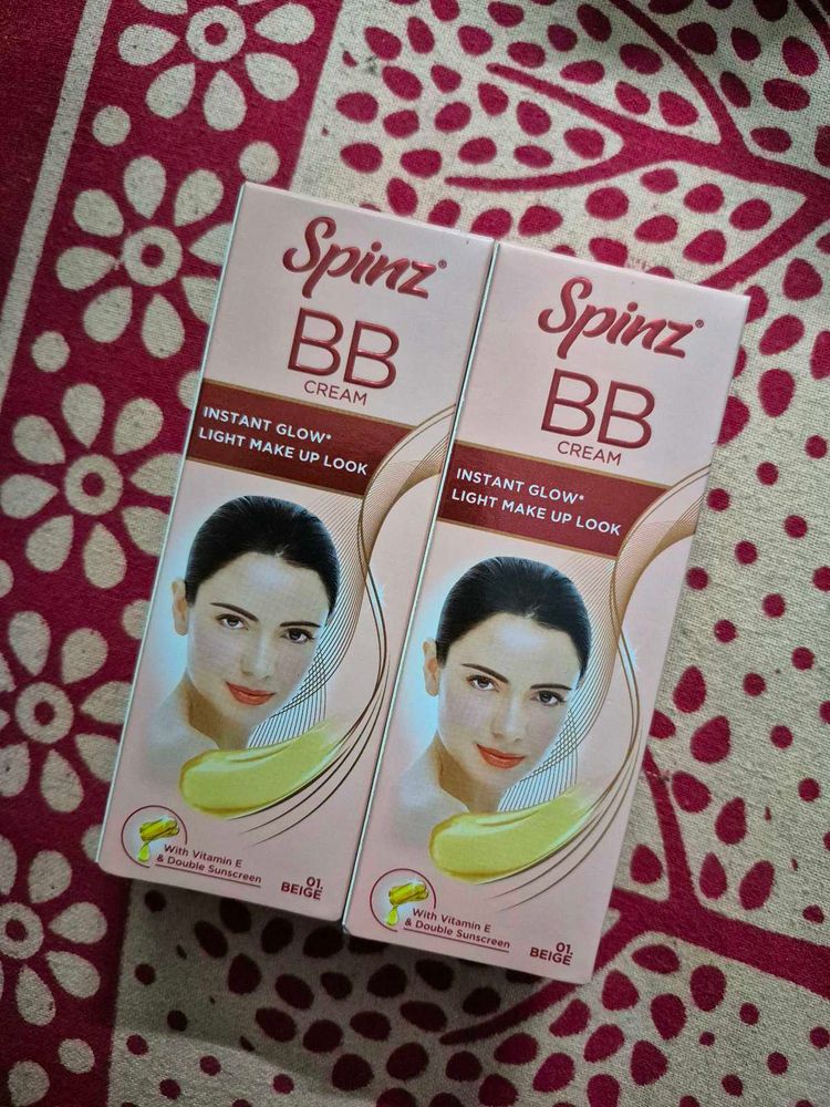 2 Spinz BB Cream 01 Beige Instant Glow Light