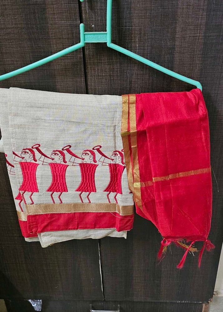 Ethnic Dress Material (Kurta And Dupatta)