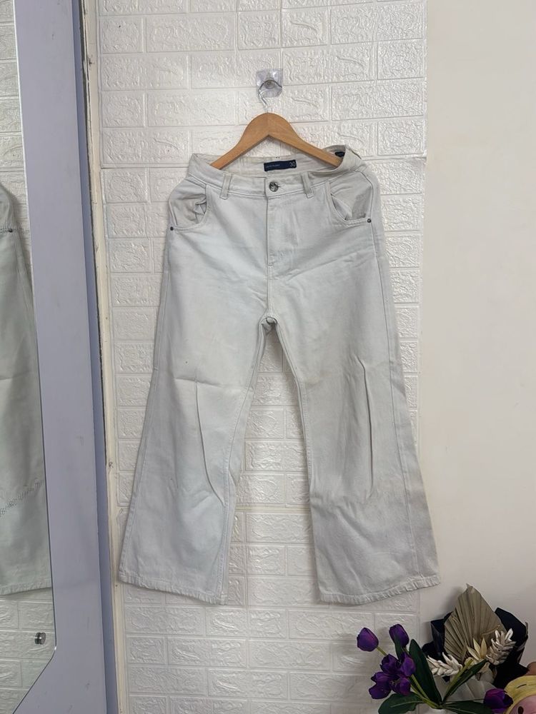 White Flare Jeans