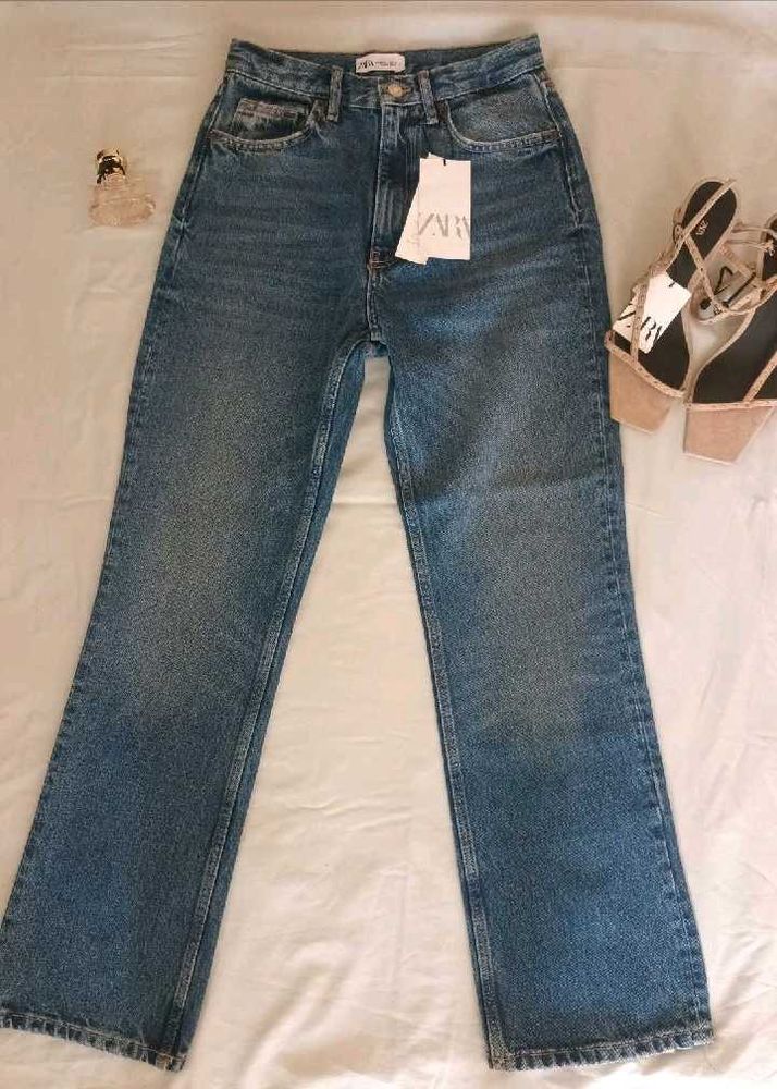 ZARA straight fit denim