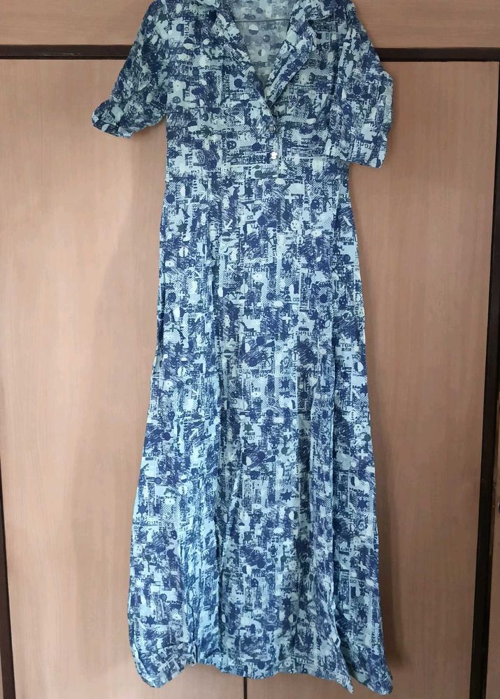 PRICE DROP-Blue Maxi Dress