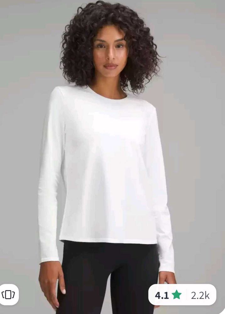 Full Hand White T Shirt