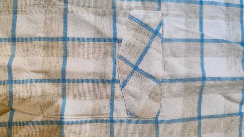 Blue Plaid Shirt