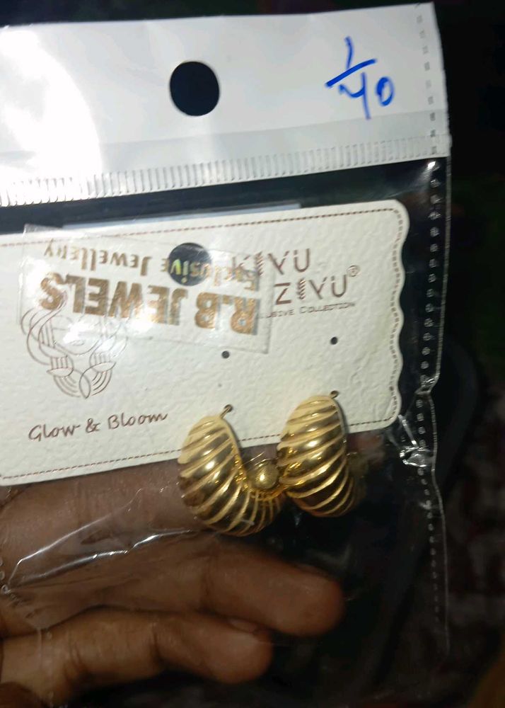 Gold Statement Earrings
