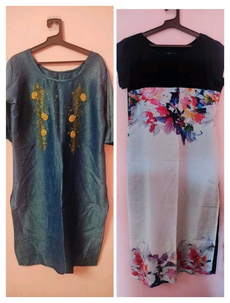 Stylish Women&#39;s Kurtas (Set of 2)