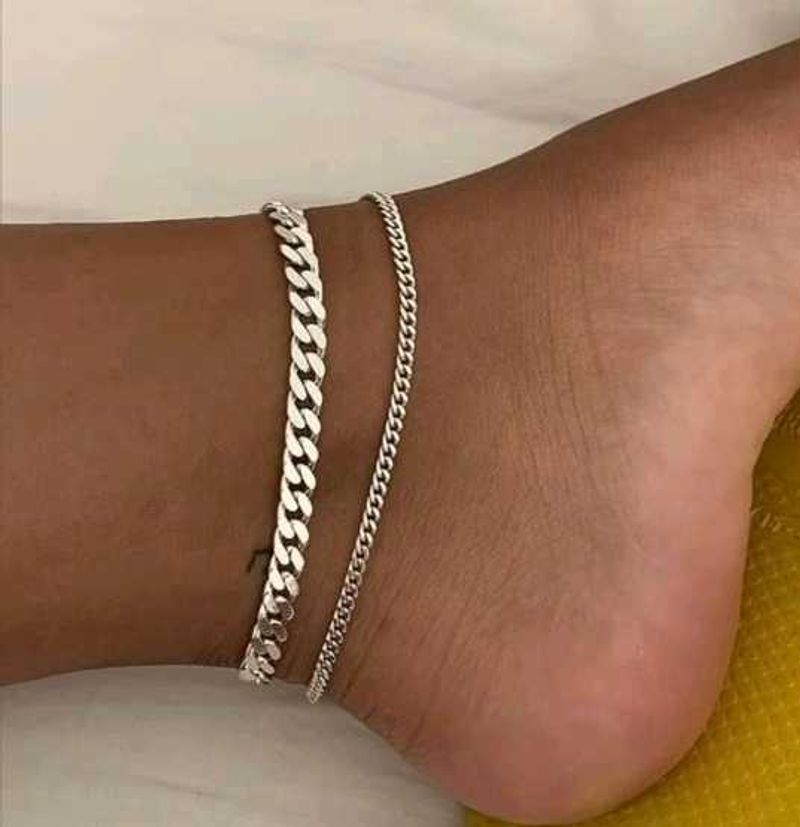 Silver Chain Anklet