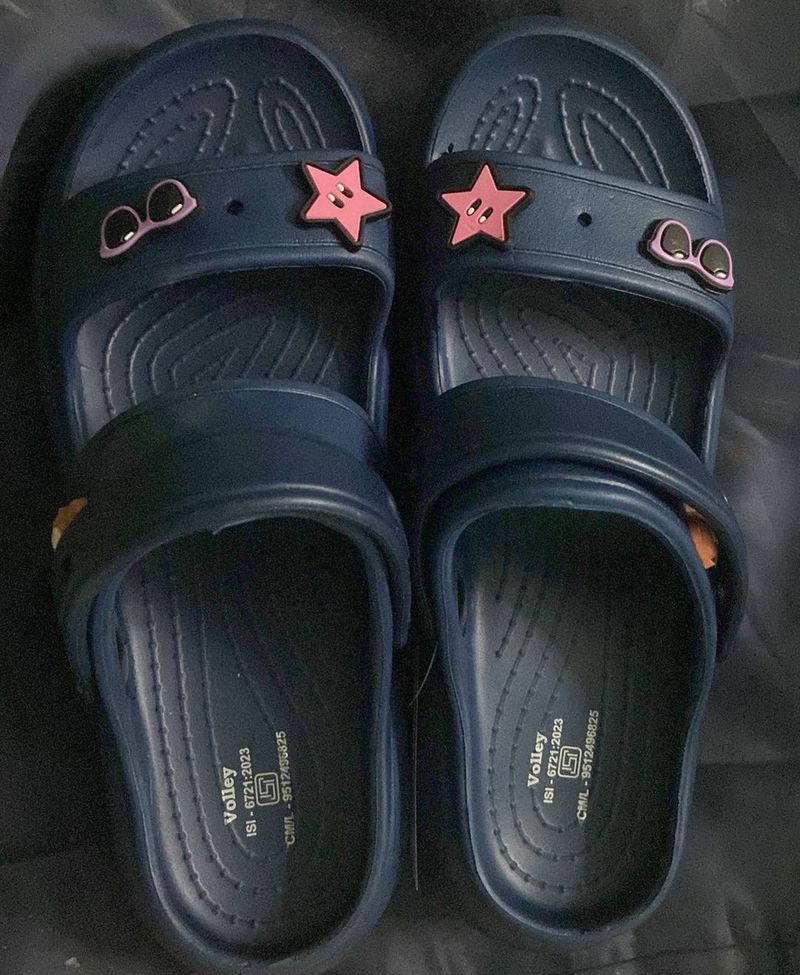 Cute Blue Volley Sandals