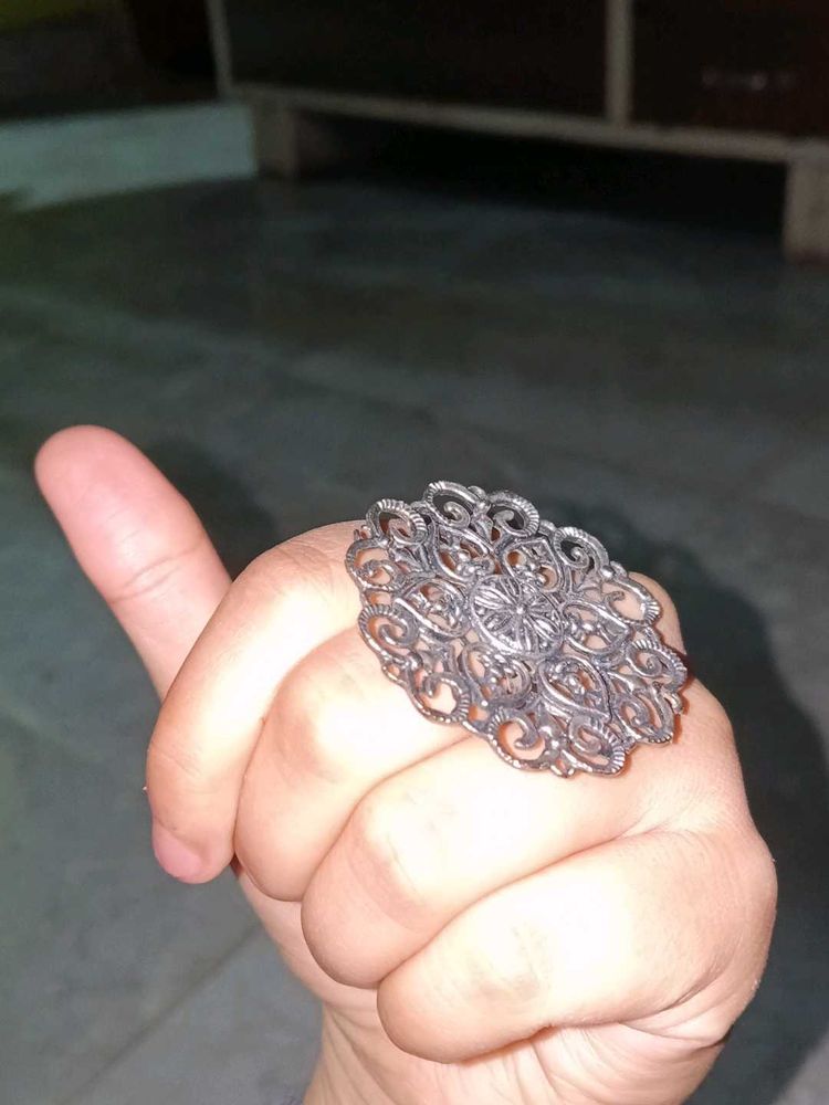Filigree Statement Ring