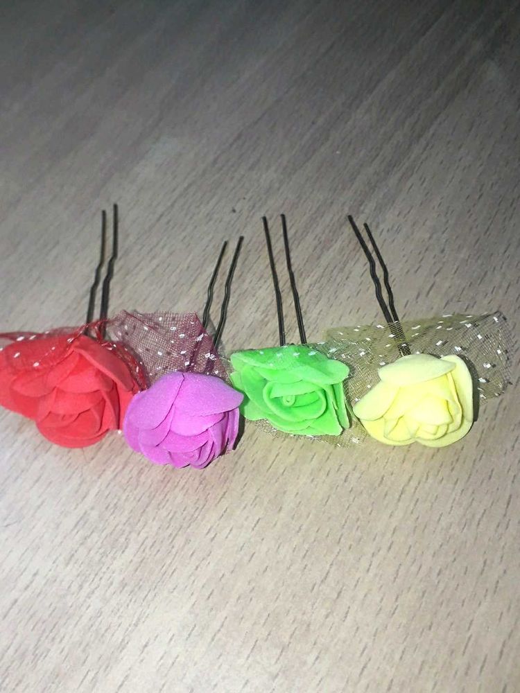 Cute Floral Hair Pins