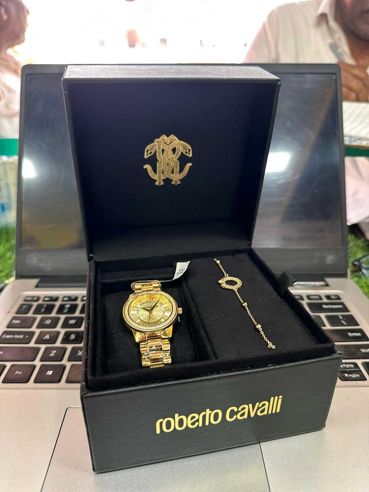 Roberto Cavalli Watch &amp; Bracelet