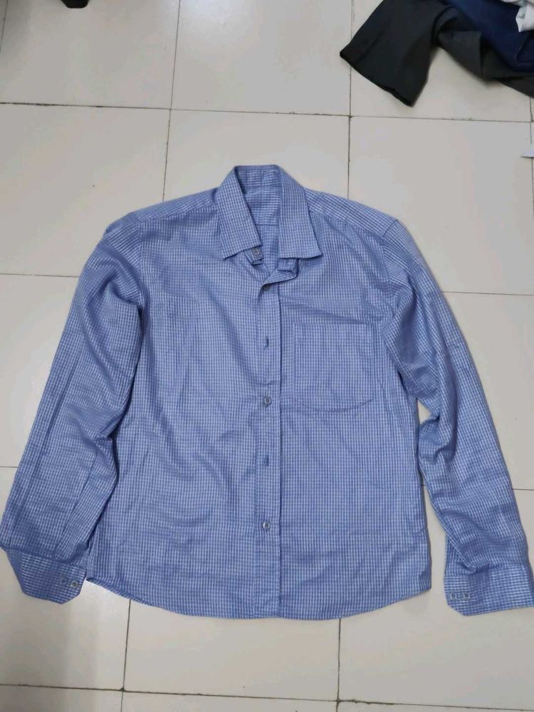 Full Blue Shirt