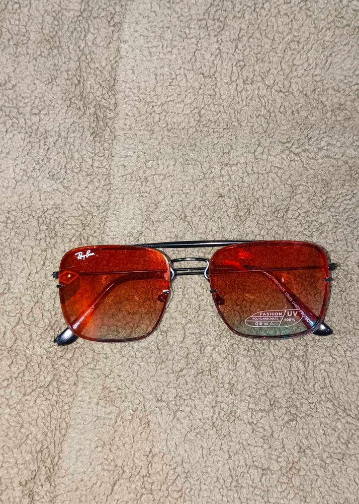Ray-Ban Red Square Sunglasses