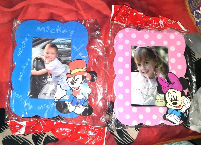 New Packed Photo Frames- Mickey And Minie