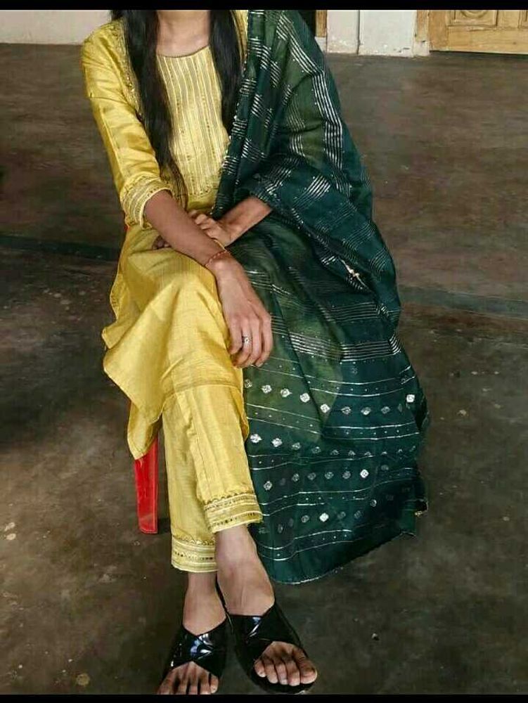 Yellow Kurta Set
