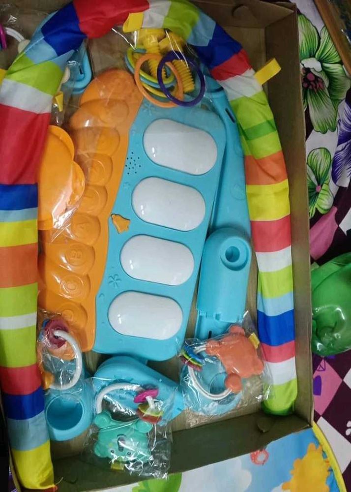 MGKENTERPRISE Baby Piano Play Gym Kick &amp; Pla