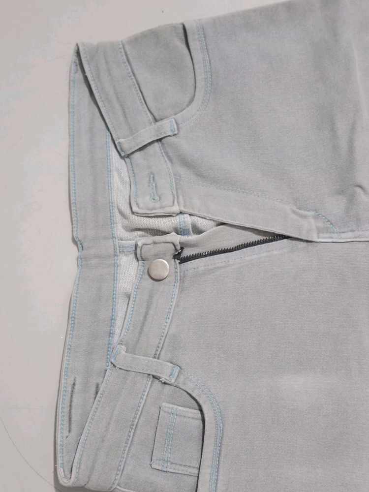 Grey Denim Jeans