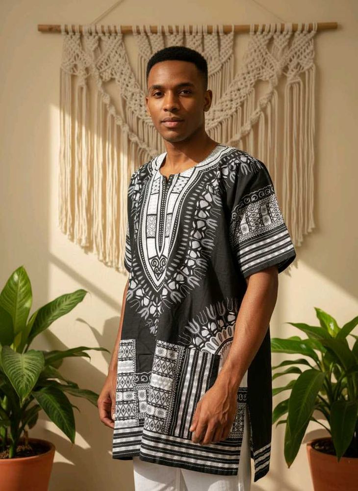 Ethnic Print Kurta Chest 46-48 inches/ Large Size